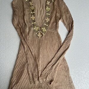 SOLD Victoria Secret Embellished Cover Up